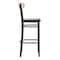Flash Furniture Black Vinyl Seat Barstool with Natural Wood Back XU-DG6V6BV-NAT-GG - alternate 6